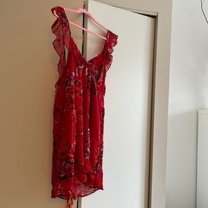 Rat and Boa ruffled mini dress